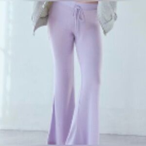 Wildfox Light Purple Soft Flared Lounge Pants Size XL